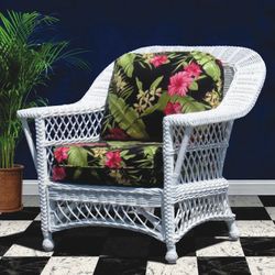 Bar Harbor Wicker Arm Chair