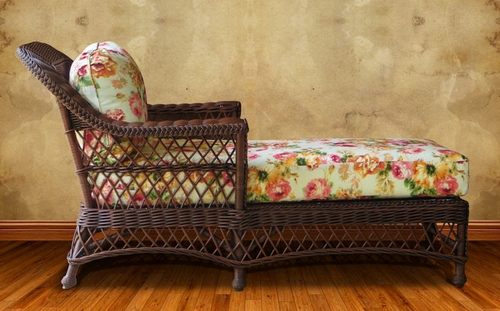 Bar Harbor Wicker Chaise Lounge