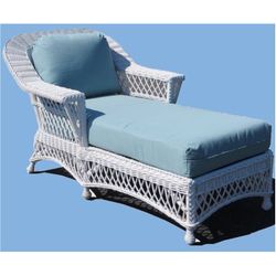 Bar Harbor Wicker Chaise Lounge