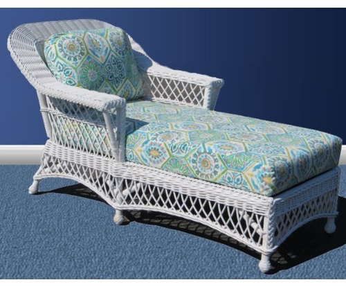 Bar Harbor Wicker Chaise Lounge