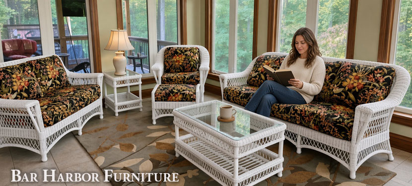 Bar Harbor Wicker Furniture Set