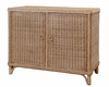 Braided Wicker Cabinet