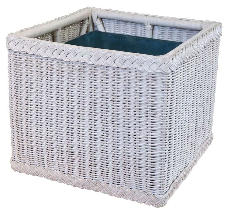 5502 Braided Wicker Planter Box