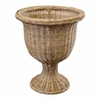 Braided Wicker Urn