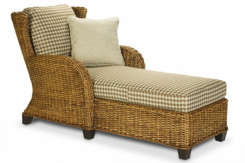 Clarissa Rattan Chaise Lounge Chair