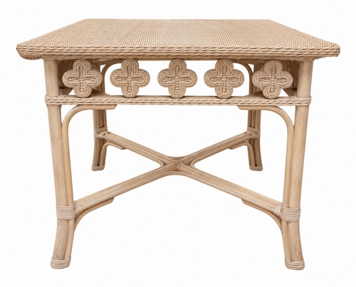 Clover Rattan Game Table