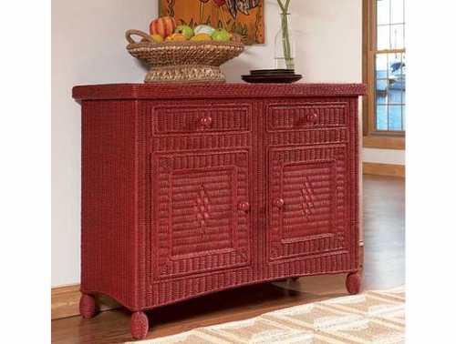 Eastern Shore Wicker Sideboard Cabinet