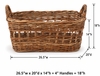 European Rattan Market Basket