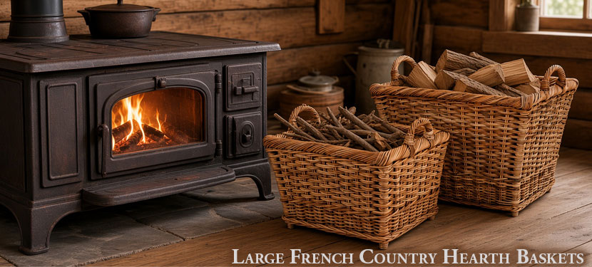 French Country Hearth Baskets
