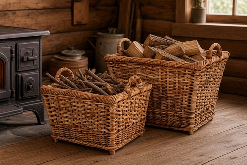 French Country Hearth Baskets