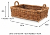 French Country Rattan Loft Basket