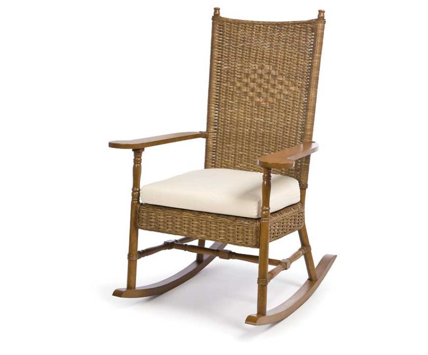 7506 Hamptons Wicker Rocking Chair