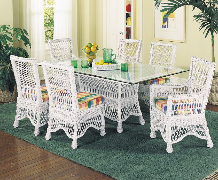 NPLD7 Naples 7Piece Wicker Dining Set