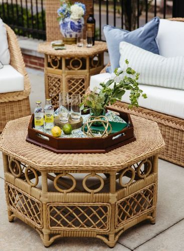Octagonal Outdoor Cocktail Table