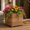 Outdoor Wicker Planter