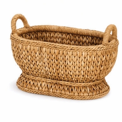 Oval Wicker Compote Basket