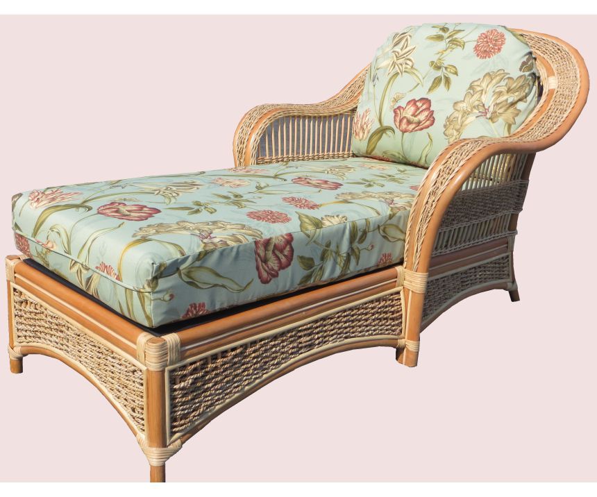 SICL Rattan Chaise Lounge Chair