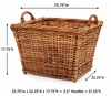 Rattan Hearth Baskets