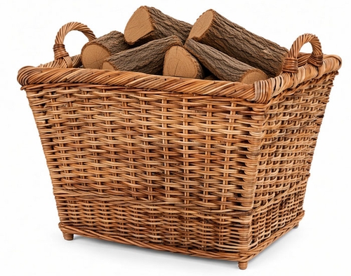 Rattan Hearth Baskets