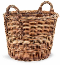 Rattan Log Basket