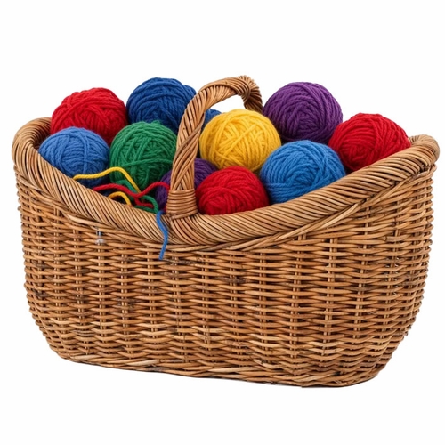 Rattan Yarn Basket