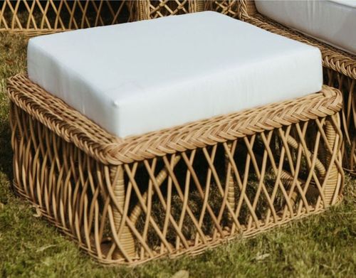 Rosemary Outdoor Wicker Ottoman
