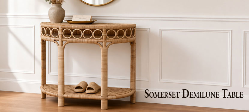 Somerset Demilune Table