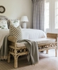 Somerset Rattan Bench