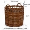Somerset Round Rattan Basket