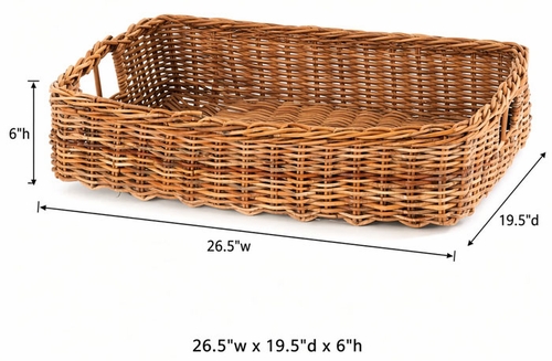 Storing Rattan Baskets