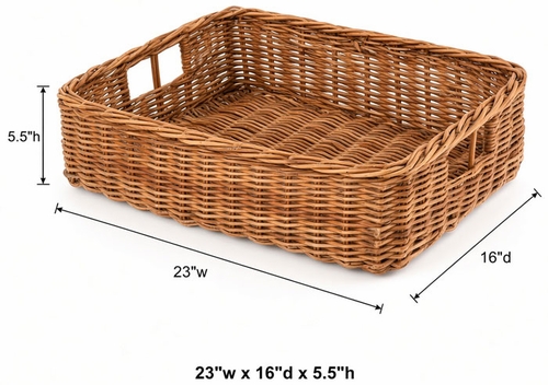 Storing Rattan Baskets