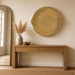 Sweater Weave Large Round Tray