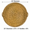 Sweater Weave Large Round Tray