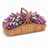 Sweater Weave Wicker Wildflower Basket