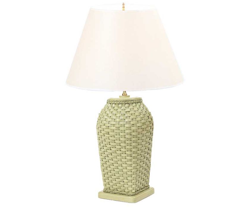 0707 Wicker Basket Table Lamp