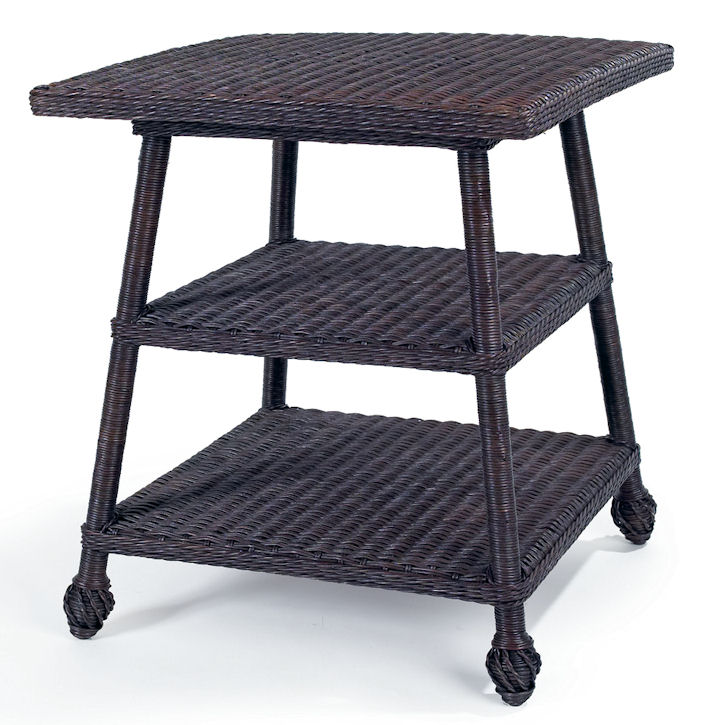 7542 Wicker End Table