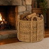 Wicker Fireplace Basket