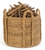 Wicker Fireplace Basket