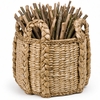 Wicker Kindling Basket