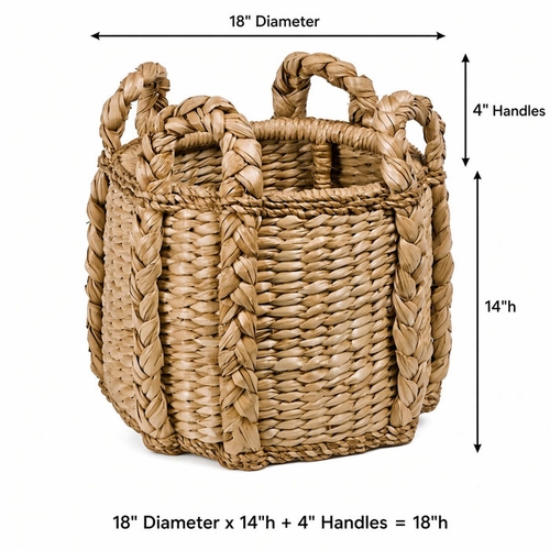 Wicker Kindling Basket