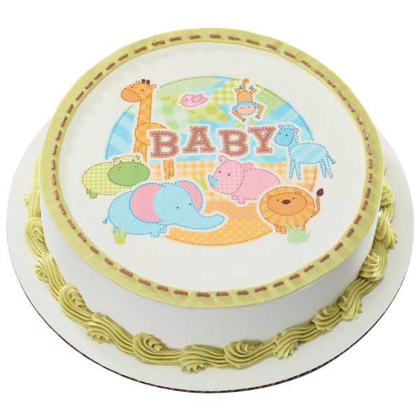 Baby Shower Cake Toppers Safari Babies Cake Topper Edible Image