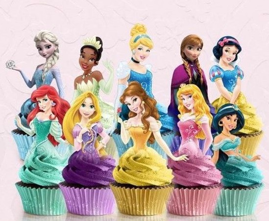 Disney Princess Cake Toppers Tiana Cupcake Toppers Printable Download