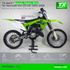 TX RACE Restyle Plastic Kit  Kawasaki KX125-250 03-07 Template 