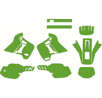 Kawasaki KDX 200 91-94 Template