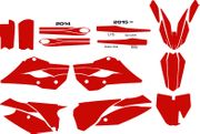Husqvarna TC 85   14-17 Template