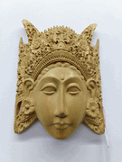 Small Satinwood Mask 24