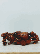 Rosewood Mice Family Pushing Moving Van