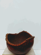 Gourd Basket with Grass Trim