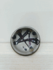 Small Grey Dish with Silver Graphics