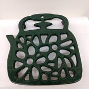 Green Iron Teapot Trivet